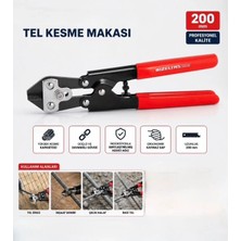 İzeltaş Izeltaş İZL6815 Tel Kesme Makası 200 mm 8'' Profesyonel Tel Makası Pensesi