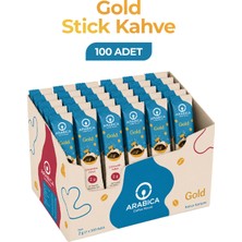 Arabica Coffee House Gold Nitelikli Stick Kahve 2 gr x 100 Adet  - Saf & Yoğun Aroma
