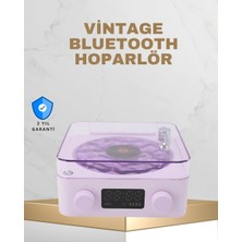 Get Store Retro Pikap Tasarımlı Bluetooth Hoparlör – Projektörlü Şarjlı Lamba