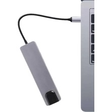 Get Store USB Type-C Hub Dönüştürücü Çevirici Çoklayıcı Macbook Çevirici 8 Portlu