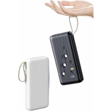 Get Store 4 Çıkışlı 20.000 Mah Powerbank Uzun Pil Ömürlü Taşınabilir