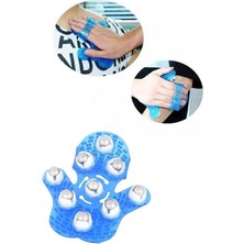 Get Store 9 Bilyeli Masaj Eldiveni Tüm Vücut Masajına Uygun Kafa Masaj Aleti