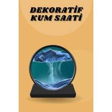 Get Store Kum Saati Yuvarlak Şık Kum Tablosu Dekoratif Kum Sulu Kum Saati