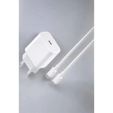 TeknoKapsül Ios Uyumlu Type-C Girişli Hızlı Şarj 15/15 Pro Max Adaptör ve Kablosu