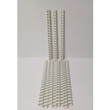 Düzey Mapibind Plastik Spiral 20 mm Beyaz 100’lü Paket