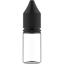 Cambellcap Gorilla 10ML Ithal V3 Pet Şişe - 5 Adet -(Şeffaf Şişe - Siyah Kapak)