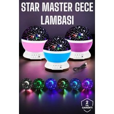 TeknoKapsül Mavi ve Mor Işıklı Projeksiyon Lambası