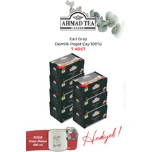 Ahmad Tea Earl Grey 100 x 7 Adet Demlik Poşet Çay 320 G ve Rakun Kupa Hediye