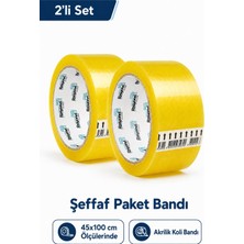 Belirtilmemiş Rasyonel Akrilik Koli Bandı 45X100 mt 2 Adet