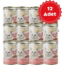 Bestpet Fileto Somon Parça Etli ve Soslu Yetişkin Kedi Konservesi 400GR x 12 Adet