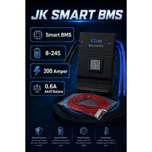 Jk Smart 8-24S 200A Bluetooth Akıllı Batarya Koruma Kartı Bms