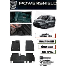 POWERSHIELD  Toyota  Proace City 2019  ve Sonrası Için Uyumlu 5D Premium Havuzlu Oto Paspas Takımı