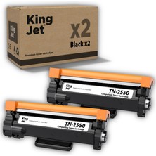 Kingjet Brother Uyumlu TN-2550 Standart Kapasiteli (2'li Paket) Muadil Toner | MFC-L2861DW
