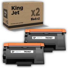 Kingjet Brother Uyumlu TN-3467 Yüksek Kapasiteli (2'li Paket) Muadil Toner | HL-L6300DWT