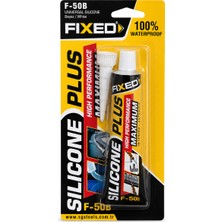 Fixed Fıxed Silicone Plus Tüp Silikon Beyaz 50 gr – Güçlü Yapıştırıcı ve Dolgu Silikonu