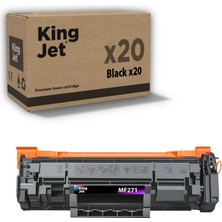 Kingjet Canon Uyumlu MF271DN Standart Kapasiteli (20'li Paket) Muadil Toner Çipli | 071 / CRG-071