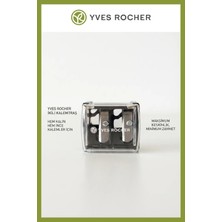 Yves Rocher Kapaklı Ikili Makyaj Kalemtıraşı - Temizleme Aksesuarlı Hem Ince Hem Kalın Kalemler Için Özel