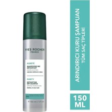Yves Rocher Organik Okyanus Algi Özlü Arındırıcı Kuru Şampuan 150 ml Tüm Saçlar Için Tuzsuz Detoks Etkili 48 Saat