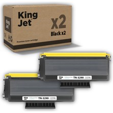 Kingjet Brother Uyumlu TN-3290 Yüksek Kapasiteli (2'li Paket) Muadil Toner | HL-5340DL