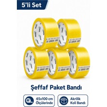 Belirtilmemiş Rasyonel Akrilik Koli Bandı 45X100 mt 5 Adet