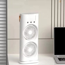 Eco Lounge Masaüstü Taşınabilir Sulu Soğutucu ve Vantilatör, Beyaz Renkli Mini Kişisel Iklimlendirme Cihazı