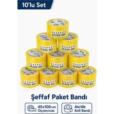 Belirtilmemiş Rasyonel Akrilik Koli Bandı 45X100 mt 10 Adet