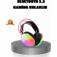 Renklime Ergonomik Rgb Bluetooth Kulaklık 3D Ses