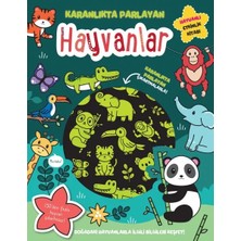 Colezium Karanlıkta Parlayan Kitaplar - Hayvanlar (Parlayan Çıkartmalar)