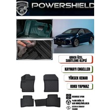 POWERSHIELD Toyota Corolla 2019 ve Sonrası Uyumlu Araca Özel Premium 5D Havuzlu Oto Paspas Takımı
