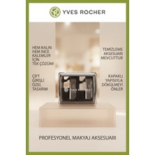 Yves Rocher Profesyonel Ikili Kalemtıraş - Kalın ve Ince Kalemler Için Temizleme Çubuklu Kırmadan Açan Yapı