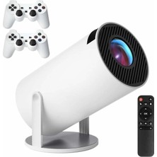 Eco Lounge 4K Wireless Çift Kollu Kumandalı Oyun Projeksiyonu Retro Video Oyunu Yeni Nesil