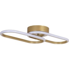 Mikasso Feraye Modern Tasarım Eskitme Renk Beyaz Ledli Cafe - Mutfak - Salon 2 Li LED Avize Metal 1 Gu5.3 Sa