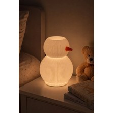 Mikasso Birdie Dekoratif Masa Lambası | Çocuk Odası Abajuru | Modern Gece Lambası Plastik Beyaz