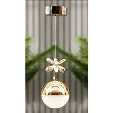 Mikasso Şeker Top Modern Sarkıt LED Avize 3 Renk Gold Kaplamalı Alüminyum 1 E27 Metalik Salon / Oturma Odası