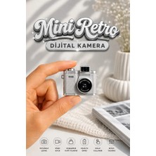 Mo Dou Mini Retro Dijital Kamera 1080P Fotoğraf ve Video Çekimi Type-C Şarjlı Hafıza Kart Destekli Taşınabilir Kamera