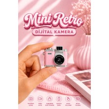 Mo Dou Mini Retro Dijital Kamera 1080P Fotoğraf ve Video Çekimi Type-C Şarjlı Hafıza Kart Destekli Taşınabilir Kamera