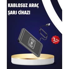 Renklime Kaymaz Manyetik Kablosuz Şarj Pedi – Araç, Ofis ve Ev Kullanımına Uygun