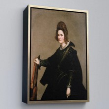 Trezon Ahşap Çerçeveli Diego Velázquez - Kadın Portresi TABLO-7377