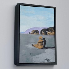 Trezon Ahşap Çerçeveli Salvador Dali - Adolescence TABLO-7391