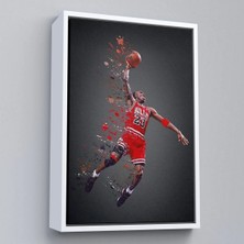 Trezon Ahşap Çerçeveli Michael Jordan TABLO-7730