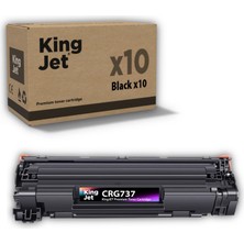Kingjet Canon Uyumlu CRG-737 Standart Kapasiteli (10'lu Paket) Çipli Muadil Toneri | MF226DN