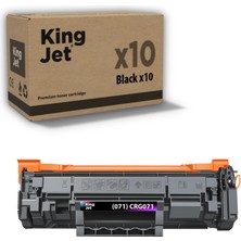 Kingjet Canon Uyumlu CRG-071 Standart Kapasiteli (10'lu Paket) Muadil Toner Çipli | MF274DW, MF275DW