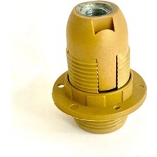 Mikasso Italyan Duy E14 (E-14 Avize Duyu) (Gold) Plastik 1 E14 Sarı