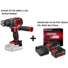 Einhell Tp-Cd 18/60 Li-I Bl (2x4,0 Ah) Akülü Darbeli Vidalama