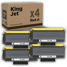 Kingjet Brother Uyumlu TN-3290 Yüksek Kapasiteli (4'lü Paket) Muadil Toner | DCP-8085DN