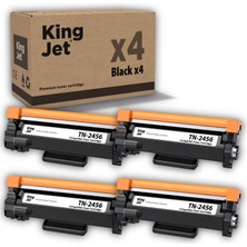 Kingjet Brother Uyumlu TN-2456 Standart Kapasiteli (4'lü Paket) Muadil Toner | MFC-L2771DW