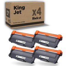 Kingjet Brother Uyumlu TN-2260 Yüksek Kapasiteli (4'lü Paket) Muadil Toner | FAX-2950