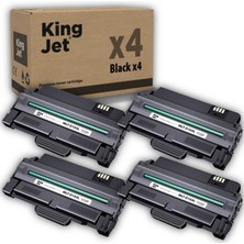 Kingjet Samsung Uyumlu MLT-D103L Yüksek Kapasiteli (4'lü Paket) Siyah (Black) Çipli Muadil Toner | SCX-4726FN