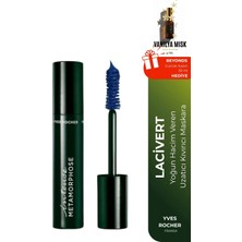 Yves Rocher Yoğun Hacim Veren Uzatıcı Kıvırıcı Maskara 24 Saat Kalıcı Besleyici Kirpik Bakımı 7.8 ml Lacivert
