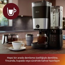 Philips Çekirdek Kahve Öğütücülü Filtre Kahve Makinesi